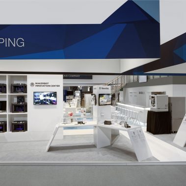 Messestand: Stratasys AG - Messe: Formnext - Messestandort: Frankfurt - 506m² - Inselstand