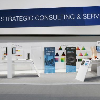 Messestand: Stratasys AG - Messe: Formnext - Messestandort: Frankfurt - 506m² - Inselstand