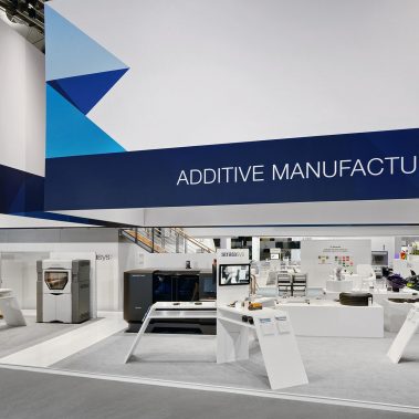 Messestand: Stratasys AG - Messe: Formnext - Messestandort: Frankfurt - 506m² - Inselstand