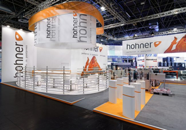 Hohner Messestand Drupa Düsseldorf 2