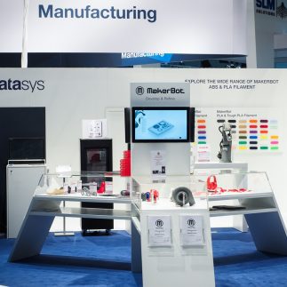 Messestand: Stratasys AG - Messe: Formnext - Messestandort: Frankfurt - 414m² - Inselstand