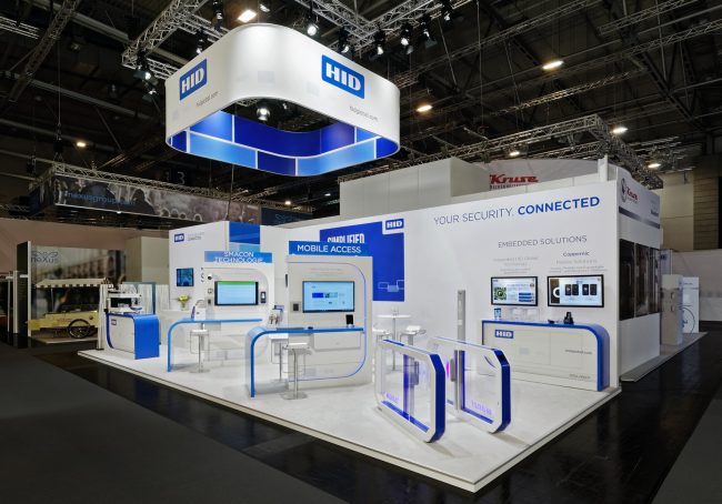 HID Security Essen Messestand von Blickfang