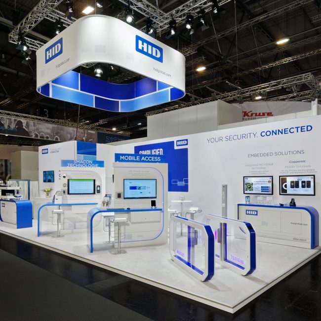 HID Security Essen Messestand von Blickfang