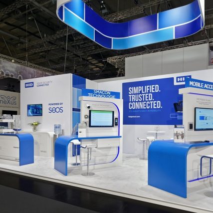 Messestand: HID Global Corporation - Messe: Security - Messestandort: Essen - 60m² - Kopfstand