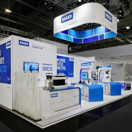 Messestand: HID Global Corporation - Messe: Security - Messestandort: Essen - 60m² - Kopfstand