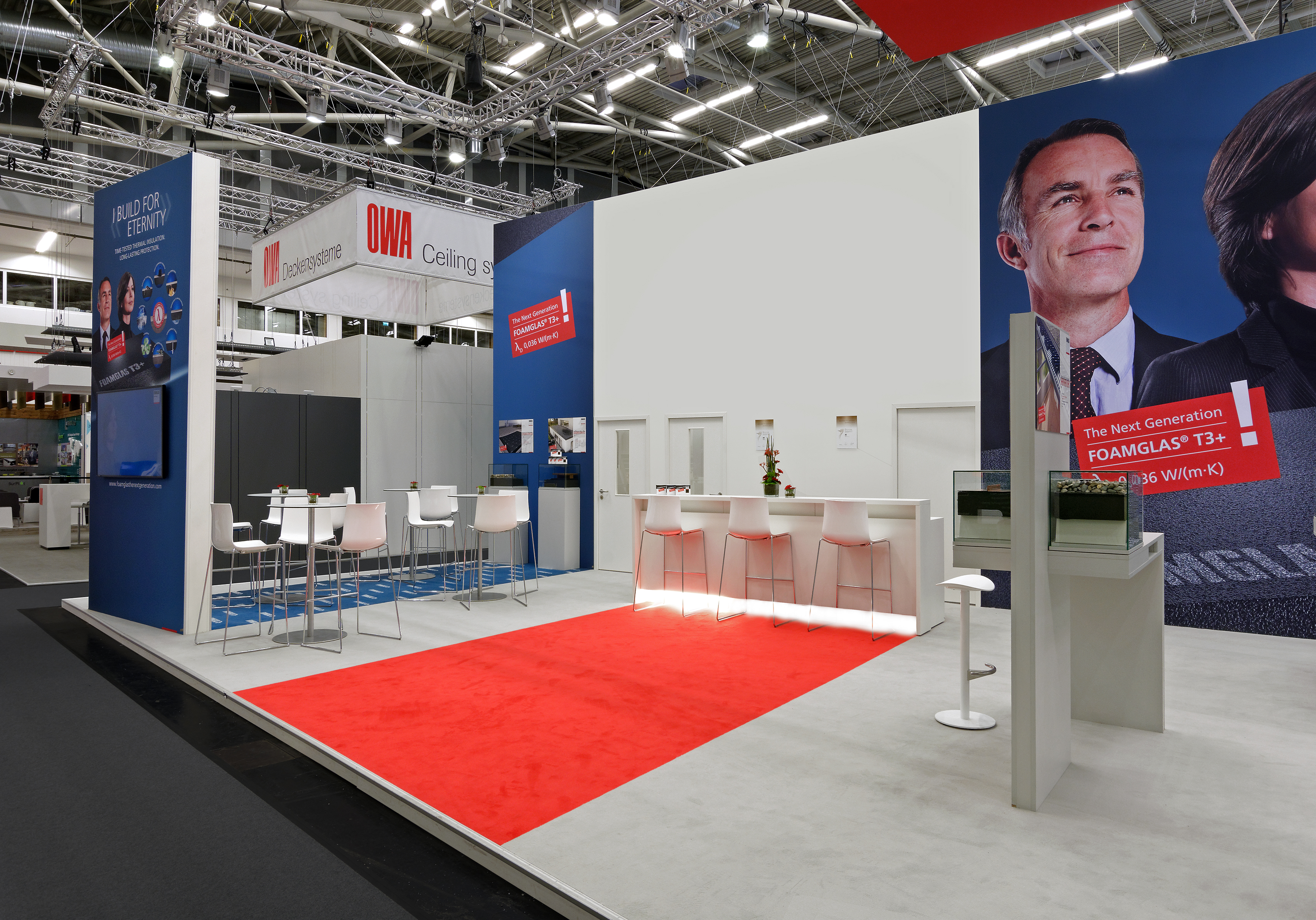 Messestand in Sinsheim von Blickfang seitlich fotografiert