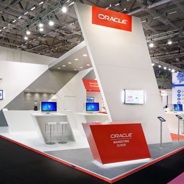Messestand: Oracle Corporation - Messe: dmexco - Messestandort: Köln - 90,25m² - Kopfstand