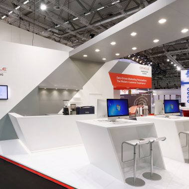 Messestand: Oracle Corporation - Messe: dmexco - Messestandort: Köln - 90,25m² - Kopfstand