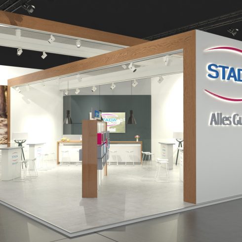 Messestandkonzept - STADAPHARM GmbH - Messe: Expopharm - Messestandort: Düsseldorf - 131,25m² - Inselstand