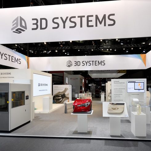 Messestand: 3D Systems GmbH - Messe: formnext - Messestandort: Frankfurt - 252m² - Inselstand