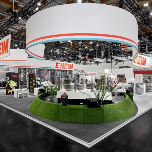 Messestand: EHEIM Gmbh & Co. KG - Messe: InterZoo - Messestandort: Nürnberg - 456m² - Inselstand