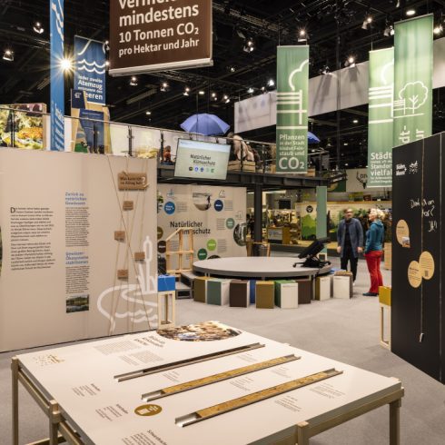 Messestand: BMUV - Messe: Die Internationale Grüne Woche (IGW) - Messestandort: Berlin - Standfläche: 370m² - Standtyp: Kopfstand