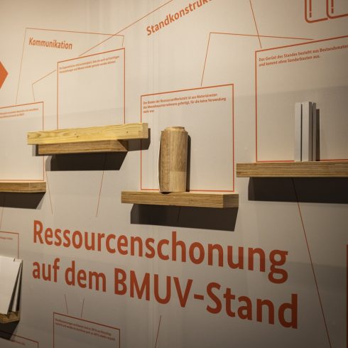 Messestand: BMUV - Messe: Die Internationale Grüne Woche (IGW) - Messestandort: Berlin - Standfläche: 370m² - Standtyp: Kopfstand