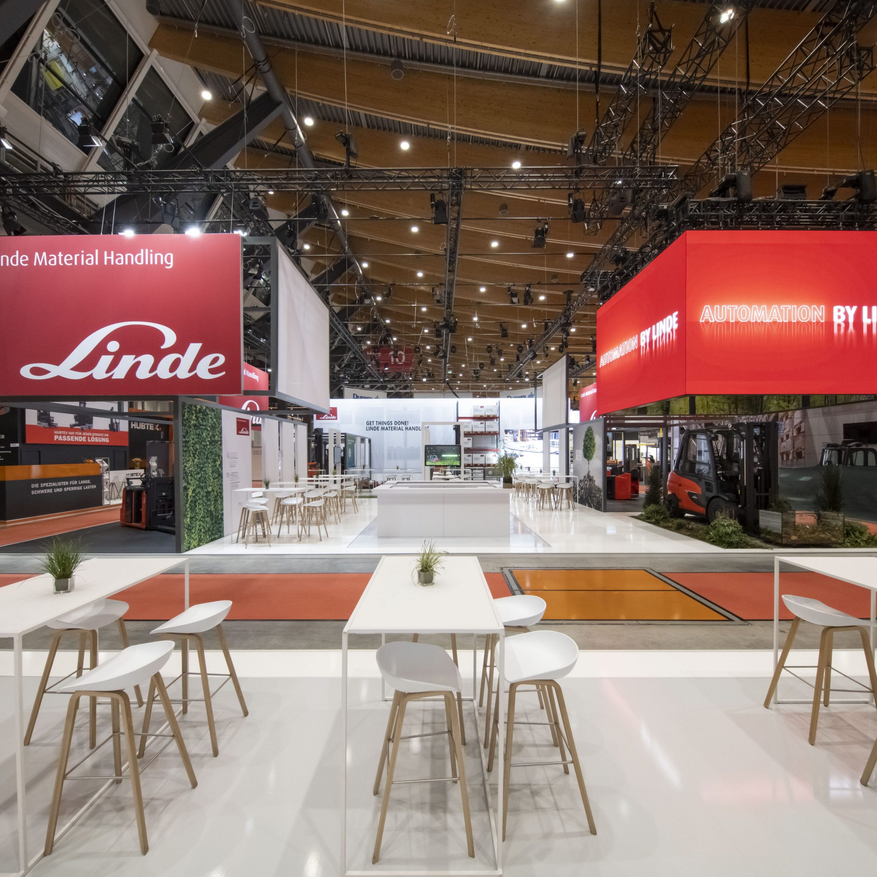 Linde Messestand auf der LogiMAT