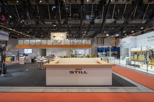 Messestand: Still GmbH - Messe: LogiMAT - Messestandort: Stuttgart - 540m² - 3 Flächen - Blockstand (Hauptfläche)