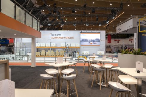 Messestand: Still GmbH - Messe: LogiMAT - Messestandort: Stuttgart - 540m² - 3 Flächen - Blockstand (Hauptfläche)