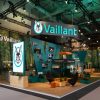 Messestand: Vaillant Deutschland GmbH & Co. KG - Messe: SHK+E Fachmesse für Sanitär, Heizung, Klima und Elektro - Messestandort: Essen - 346m² - Kopfstand