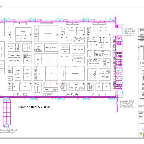 Messe: LogiMAT - Messestandort: Stuttgart - Hallenplan - Halle: 10