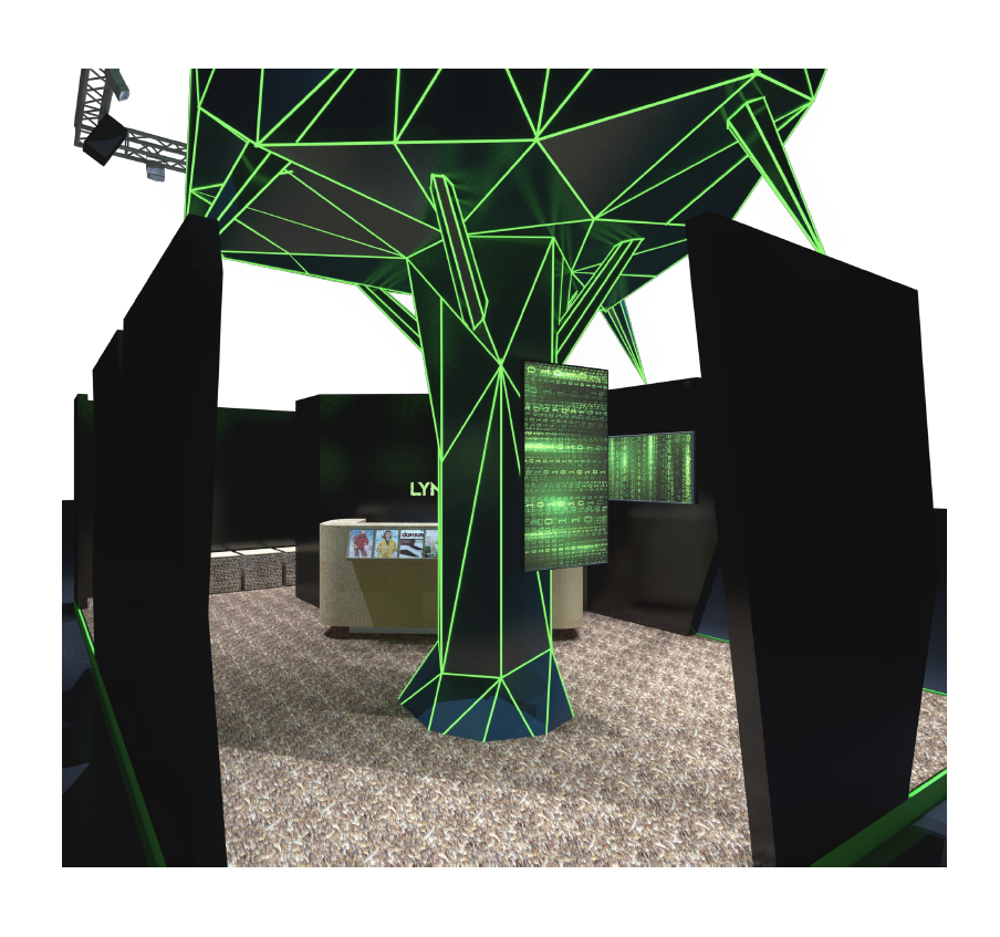 Messestand: LYNQTECH GmbH - Messe: E-World - Messestandort: Essen - Standfläche: 40m² - Standtyp: Kopfstand