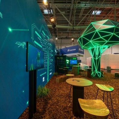 Messestand: Lynqtech GmbH - Messe: E-World - Messestandort: Essen - Standfläche: 80m² - Standtyp: Kopfstand