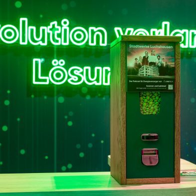 Messestand: Lynqtech GmbH - Messe: E-World - Messestandort: Essen - Standfläche: 80m² - Standtyp: Kopfstand