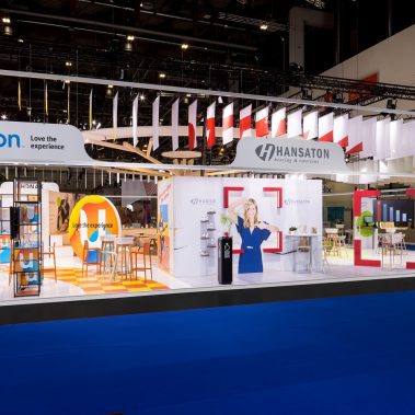Messestand: Sonova Holding - Messe: EUHA - Messestandort: Nürnberg - Standfläche: 483m² - Standtyp: Inselstand