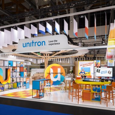 Messestand: Sonova Holding - Messe: EUHA - Messestandort: Nürnberg - Standfläche: 483m² - Standtyp: Inselstand