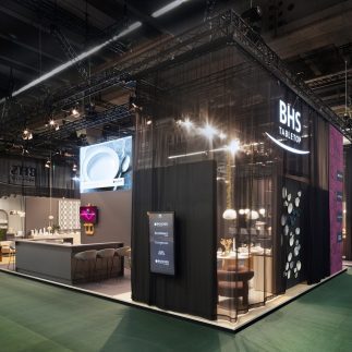 Messestand: BHS tabletop AG - Messe: Ambiente - Messestandort: Frankfurt - Standfläche: 300m² - Standtyp: Kopfstand