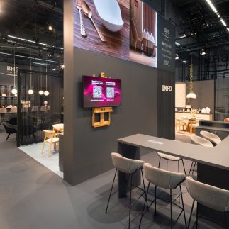 Messestand: BHS tabletop AG - Messe: Ambiente - Messestandort: Frankfurt - Standfläche: 300m² - Standtyp: Kopfstand