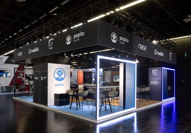 Messestand: hotelkit GmbH - Messe: IDS - Messestandort: Köln - Standfläche: 100m² - Standtyp: Inselstand